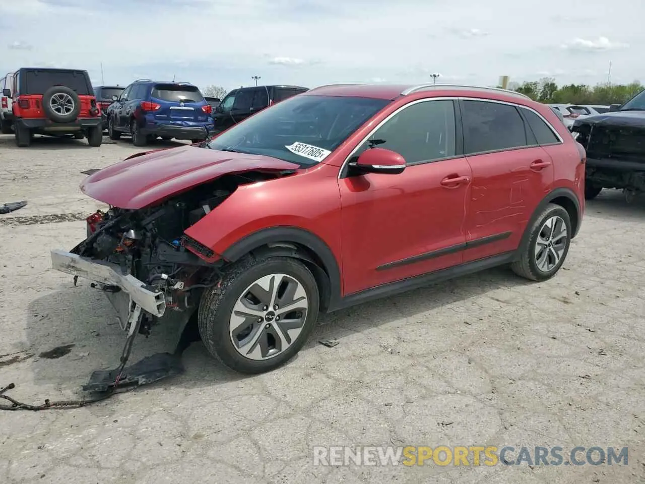 1 Фотография поврежденного автомобиля KNDCC3LG9N5159057 KIA NIRO S 2022