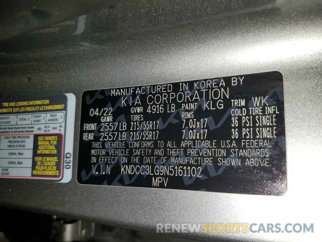 13 Фотография поврежденного автомобиля KNDCC3LG9N5161102 KIA NIRO S 2022