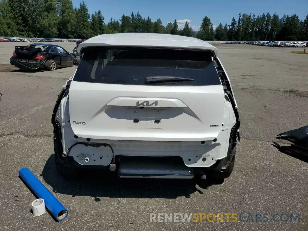 6 Фотография поврежденного автомобиля KNDCR3LF1P5075596 KIA NIRO SX TO 2023