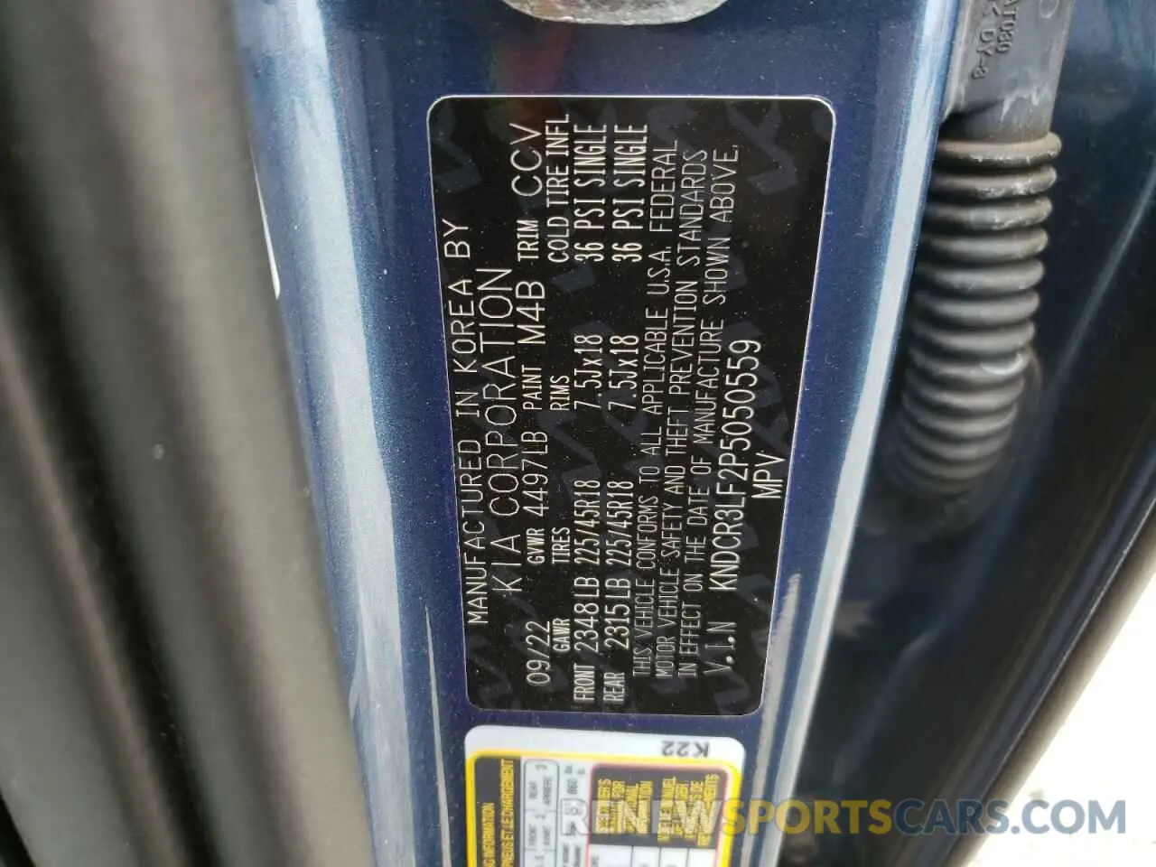13 Фотография поврежденного автомобиля KNDCR3LF2P5050559 KIA NIRO SX TO 2023
