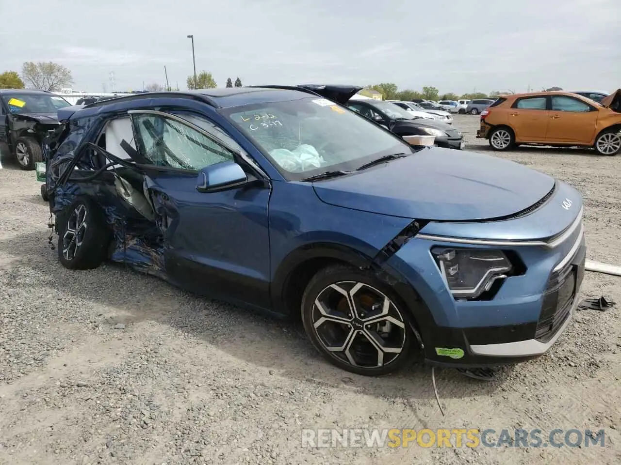 4 Фотография поврежденного автомобиля KNDCR3LF2P5050559 KIA NIRO SX TO 2023
