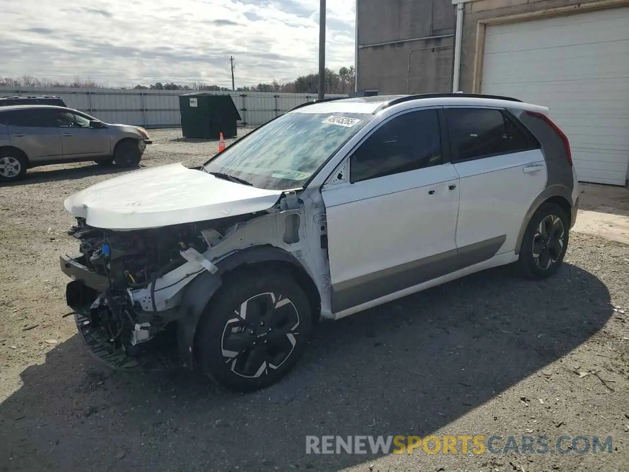 1 Photograph of a damaged car KNDCT3L10P5020076 KIA NIRO WAVE 2023