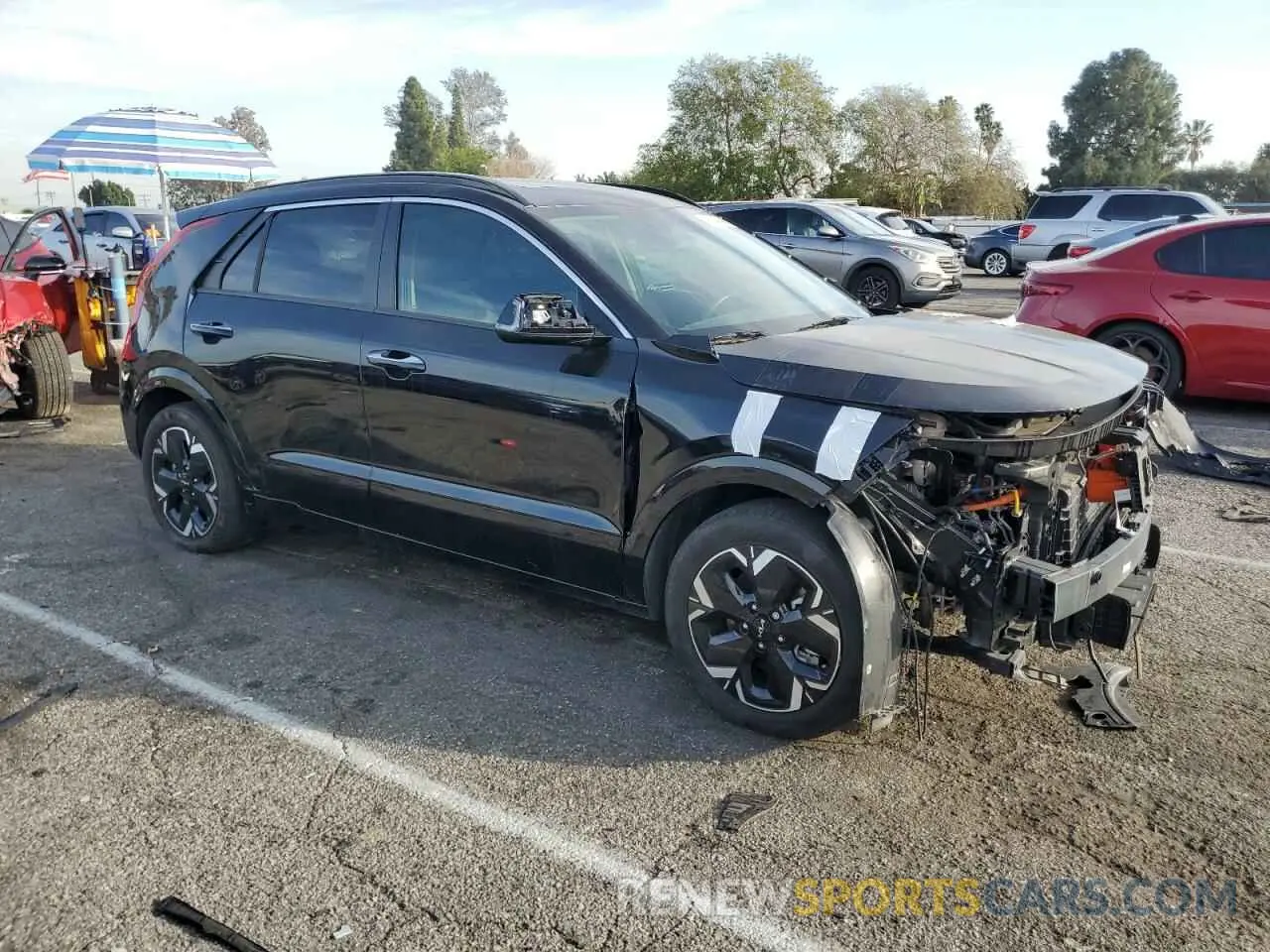 4 Photograph of a damaged car KNDCT3L13P5042153 KIA NIRO WAVE 2023