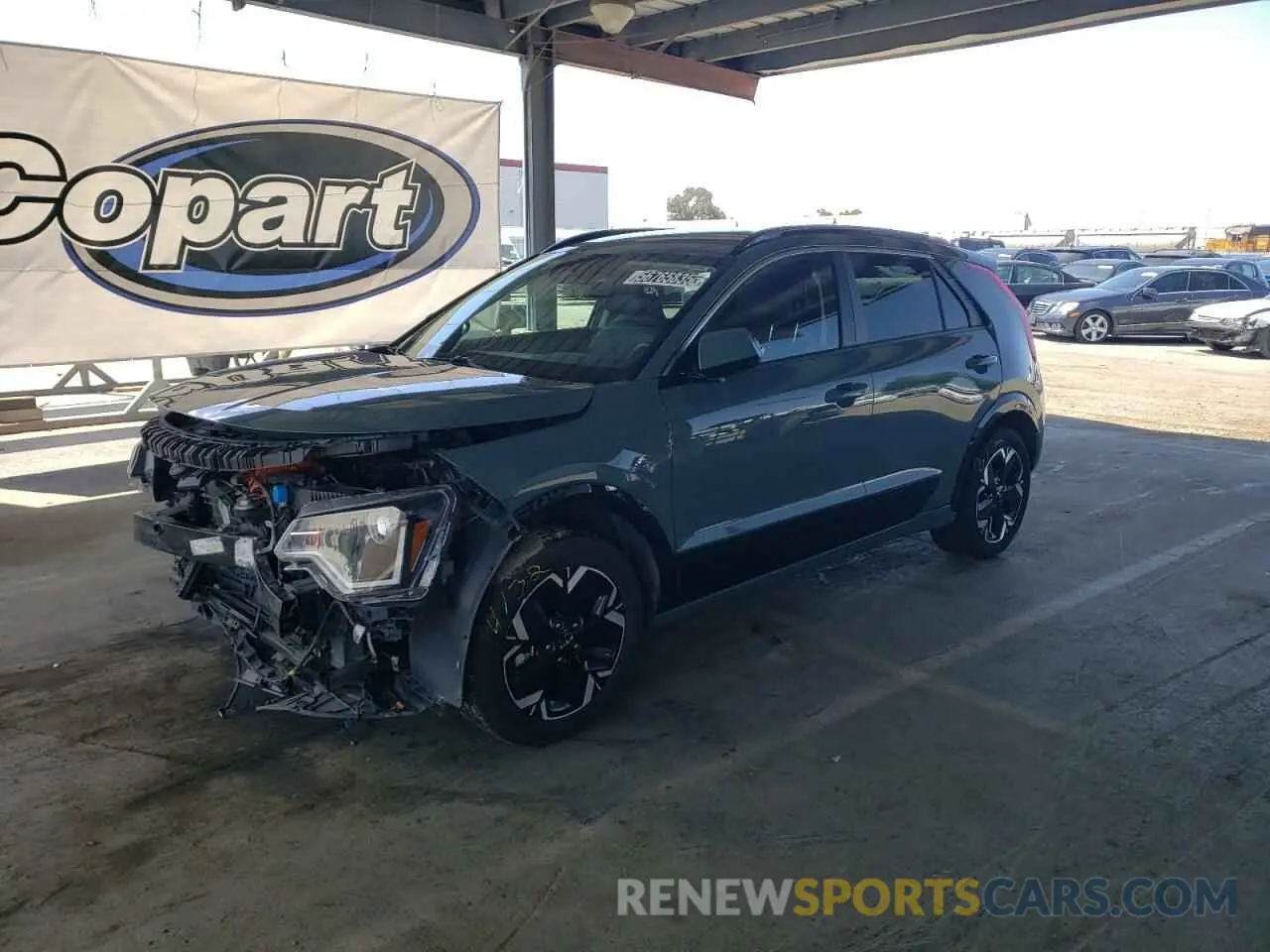 1 Photograph of a damaged car KNDCR3L10P5033828 KIA NIRO WIND 2023