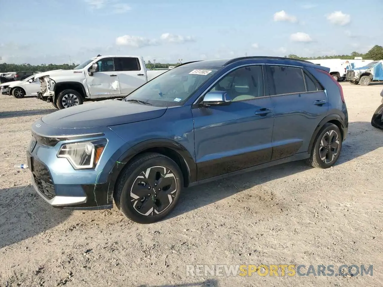 1 Photograph of a damaged car KNDCR3L10P5046224 KIA NIRO WIND 2023