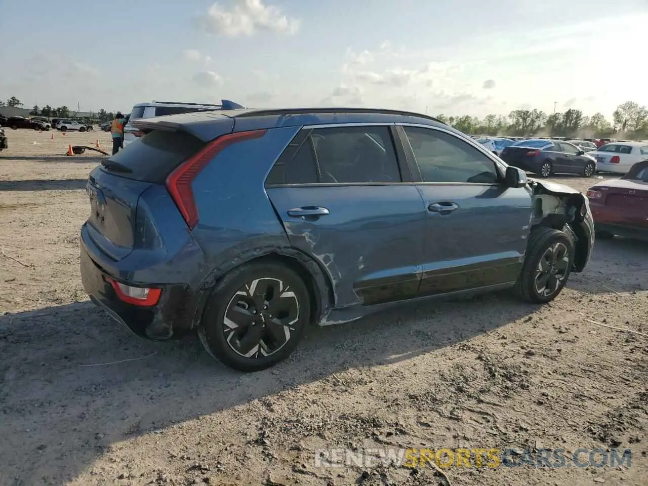 3 Photograph of a damaged car KNDCR3L10P5046224 KIA NIRO WIND 2023