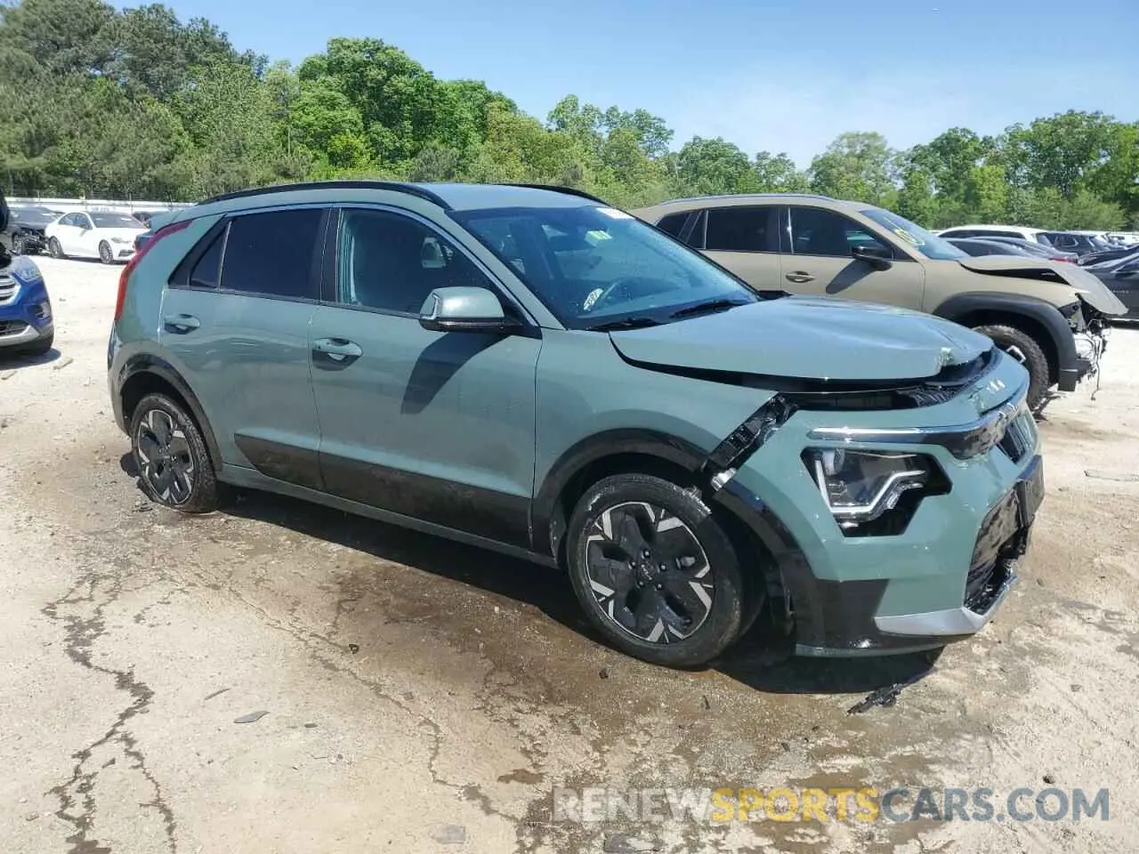 4 Фотография поврежденного автомобиля KNDCR3L10P5073360 KIA NIRO WIND 2023