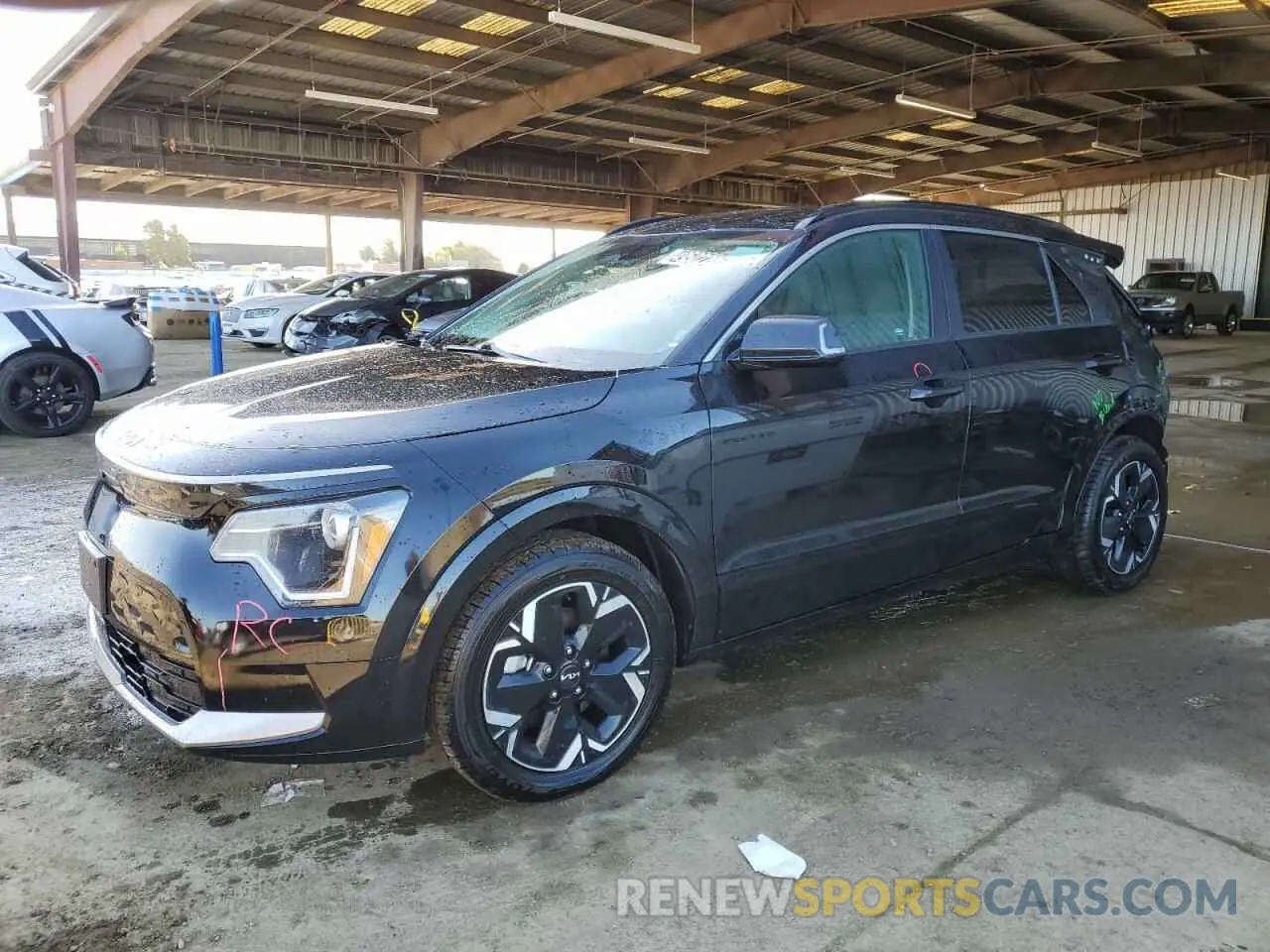 1 Photograph of a damaged car KNDCR3L12P5025830 KIA NIRO WIND 2023