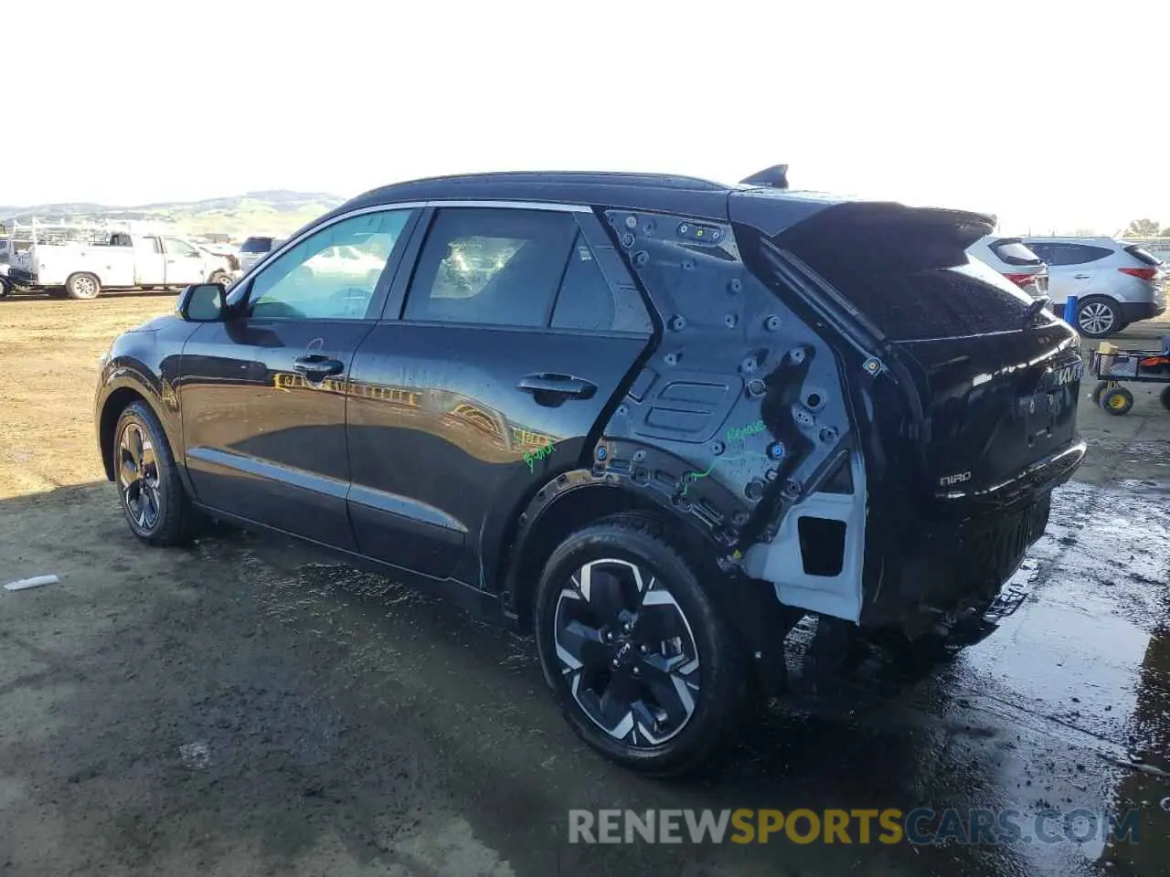 2 Photograph of a damaged car KNDCR3L12P5025830 KIA NIRO WIND 2023