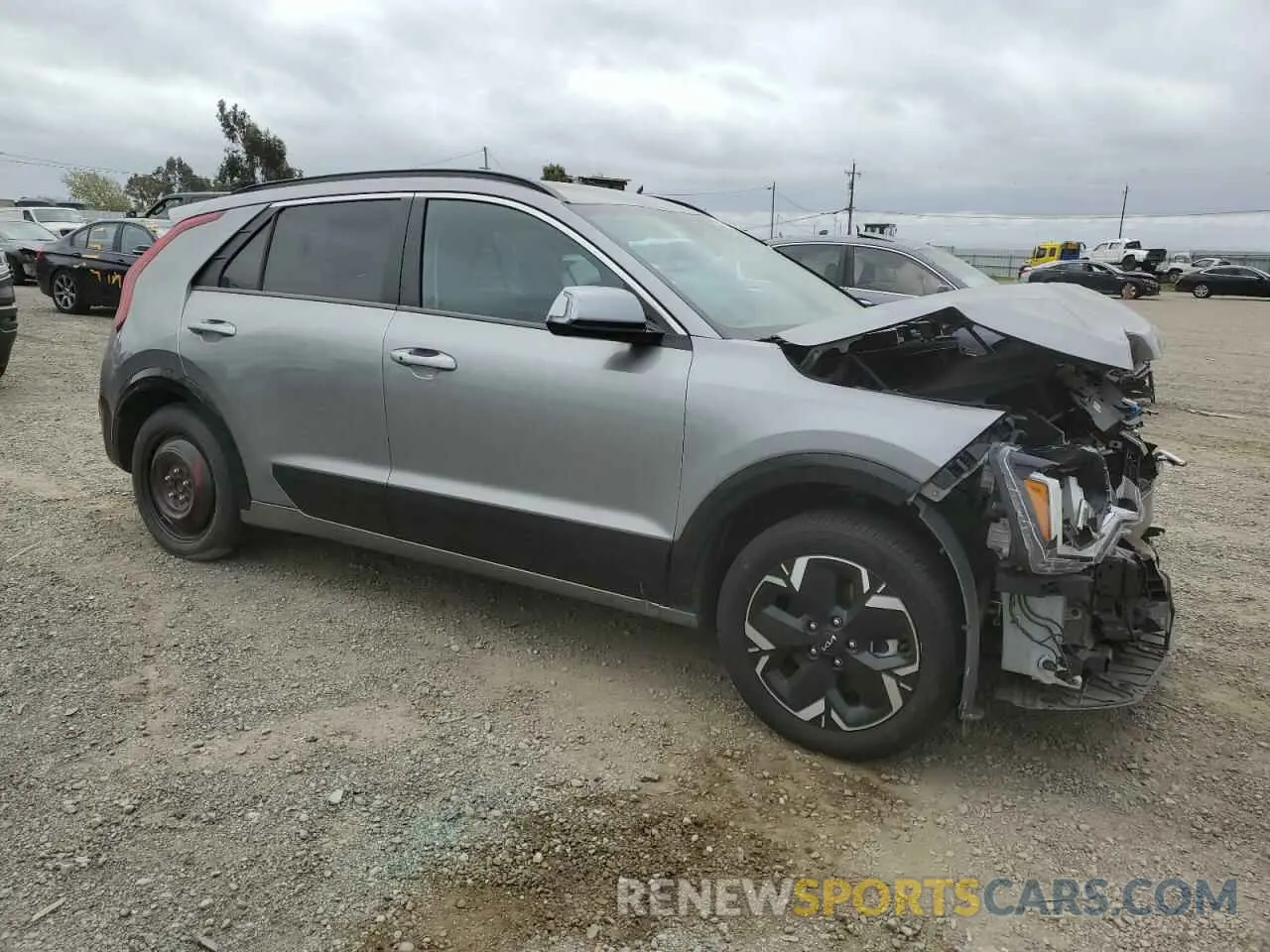 4 Photograph of a damaged car KNDCR3L12P5029098 KIA NIRO WIND 2023