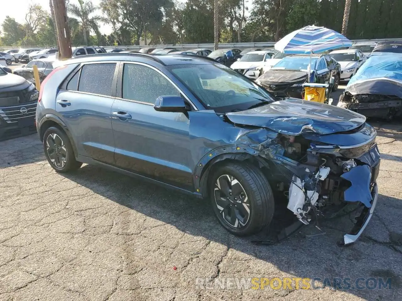4 Фотография поврежденного автомобиля KNDCR3L15P5034098 KIA NIRO WIND 2023