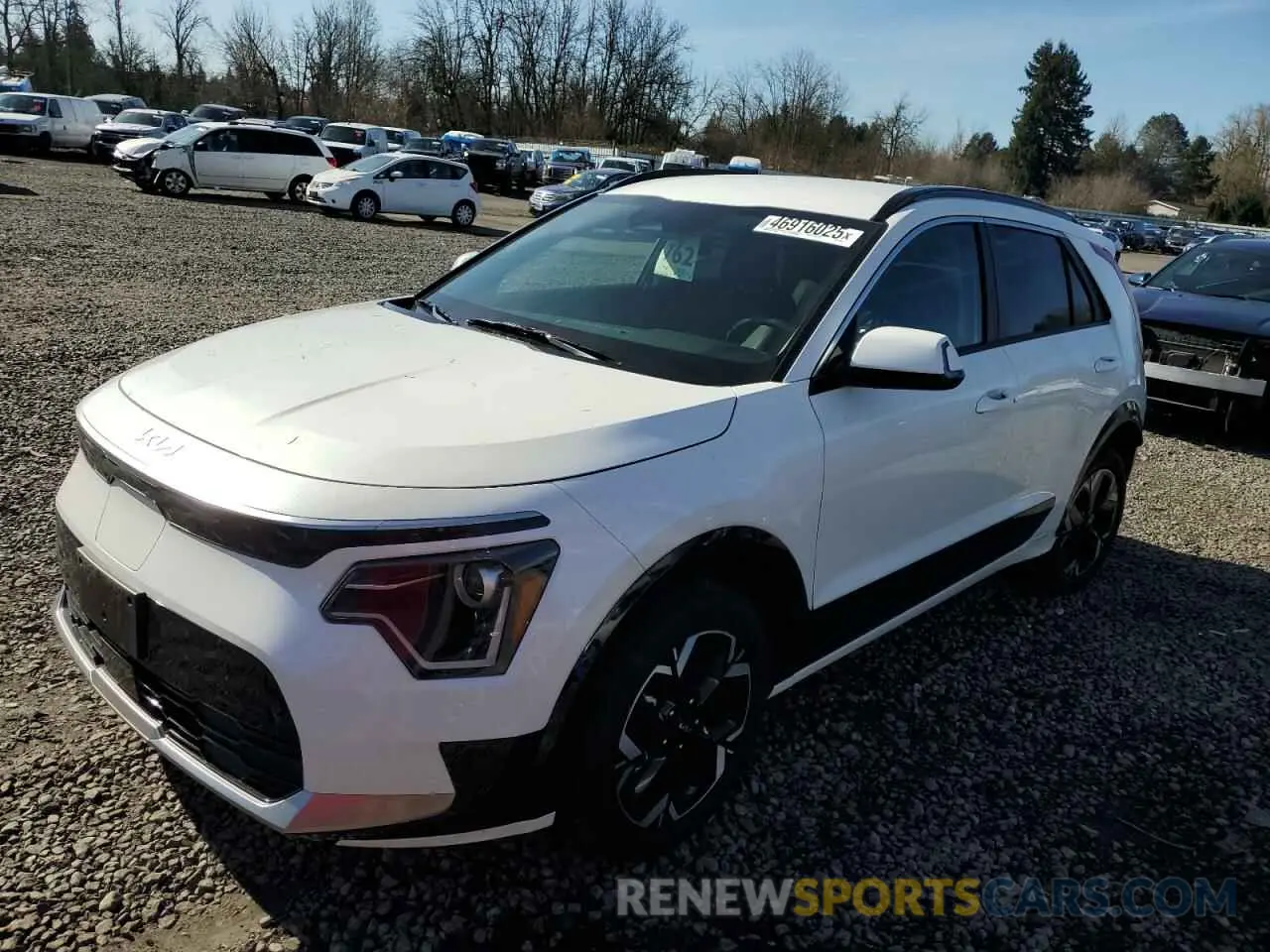 1 Photograph of a damaged car KNDCR3L16P5044896 KIA NIRO WIND 2023