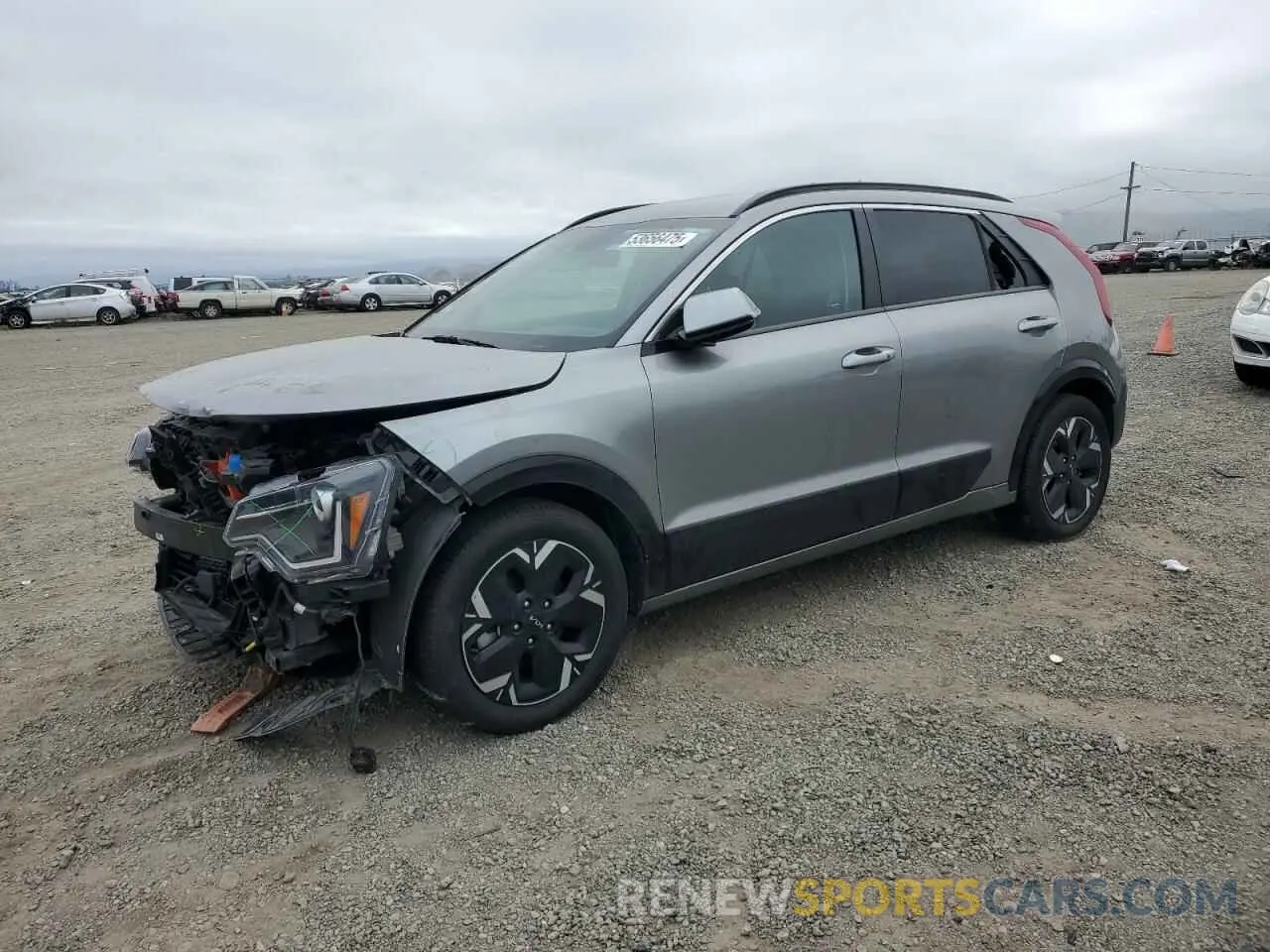 1 Photograph of a damaged car KNDCR3L17P5028884 KIA NIRO WIND 2023