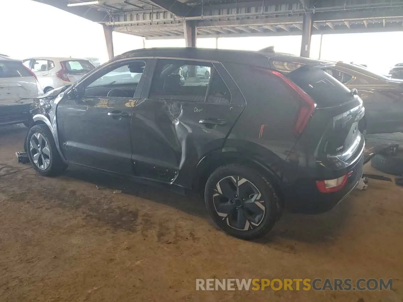 2 Фотография поврежденного автомобиля KNDCR3L17P5029789 KIA NIRO WIND 2023