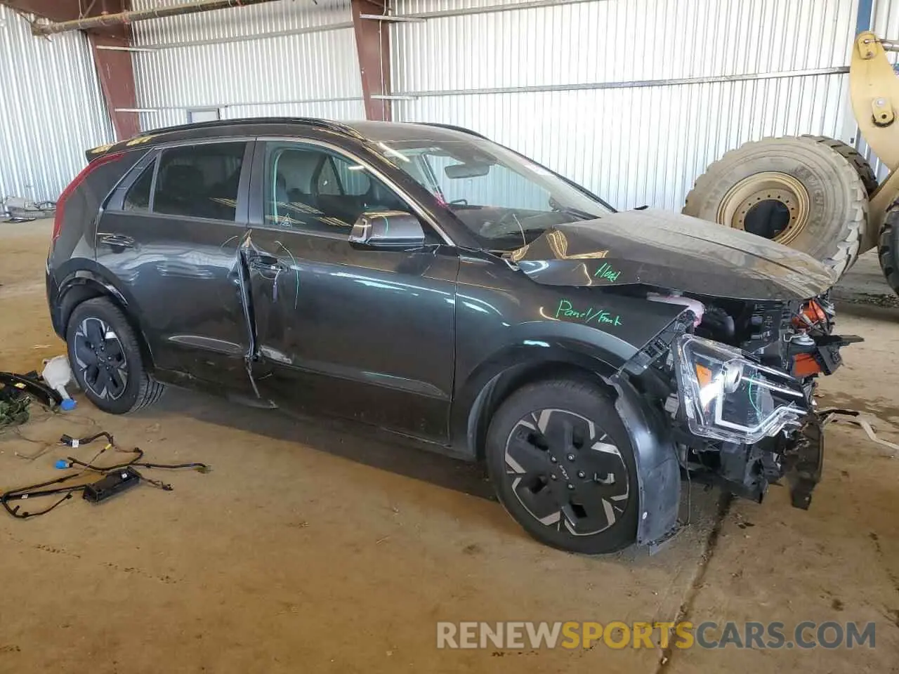 4 Фотография поврежденного автомобиля KNDCR3L17P5029789 KIA NIRO WIND 2023