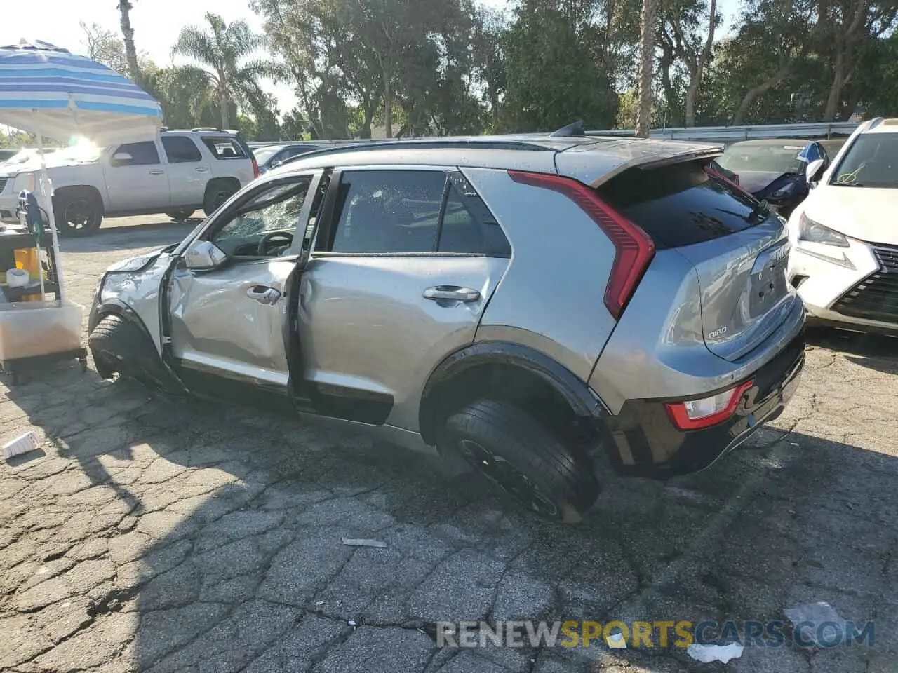 2 Фотография поврежденного автомобиля KNDCR3L18P5036573 KIA NIRO WIND 2023