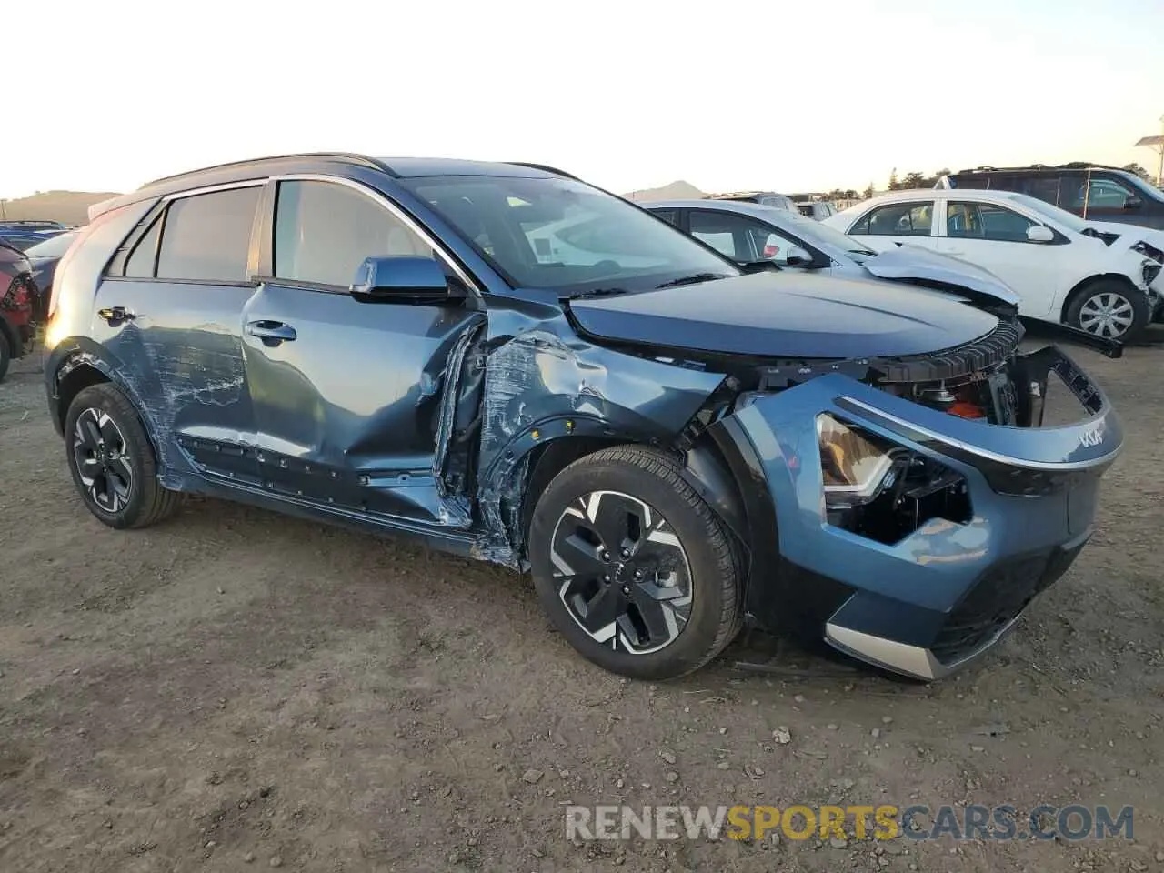 4 Фотография поврежденного автомобиля KNDCR3L1XP5015983 KIA NIRO WIND 2023