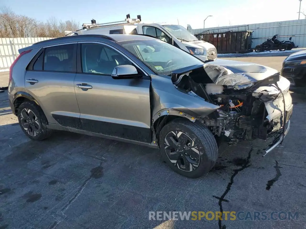 4 Фотография поврежденного автомобиля KNDCR3L10R5111348 KIA NIRO WIND 2024