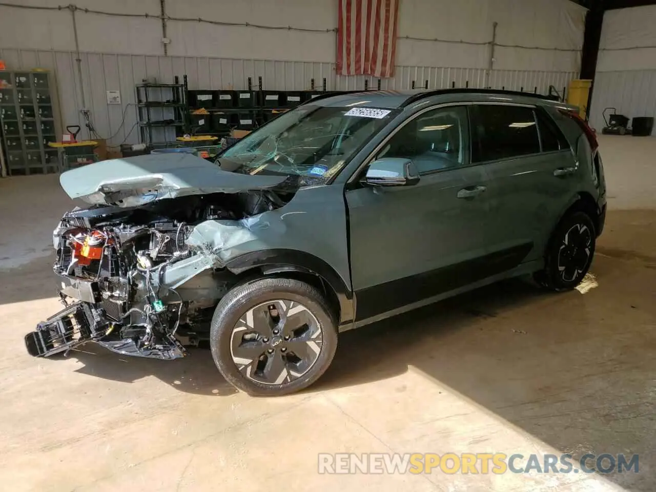1 Photograph of a damaged car KNDCR3L12R5121654 KIA NIRO WIND 2024