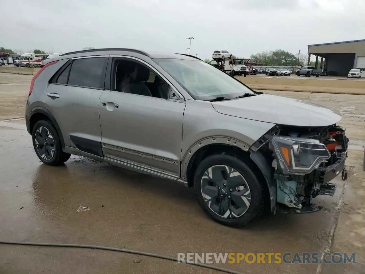 4 Фотография поврежденного автомобиля KNDCR3L13R5098465 KIA NIRO WIND 2024