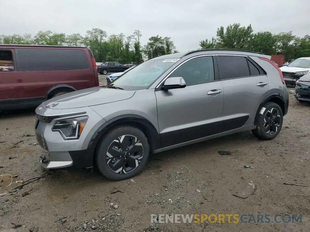 1 Photograph of a damaged car KNDCR3L13R5121808 KIA NIRO WIND 2024