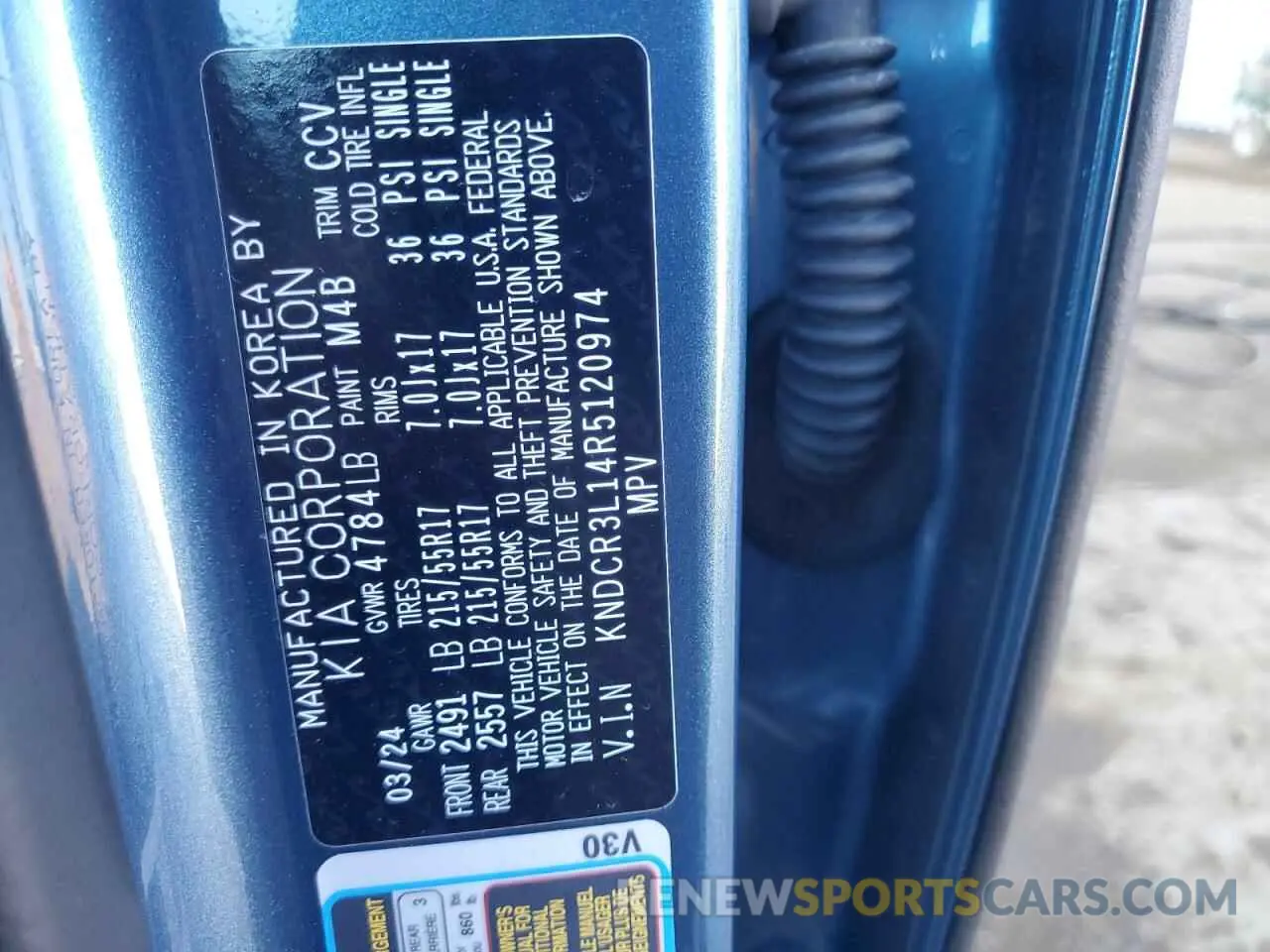12 Фотография поврежденного автомобиля KNDCR3L14R5120974 KIA NIRO WIND 2024