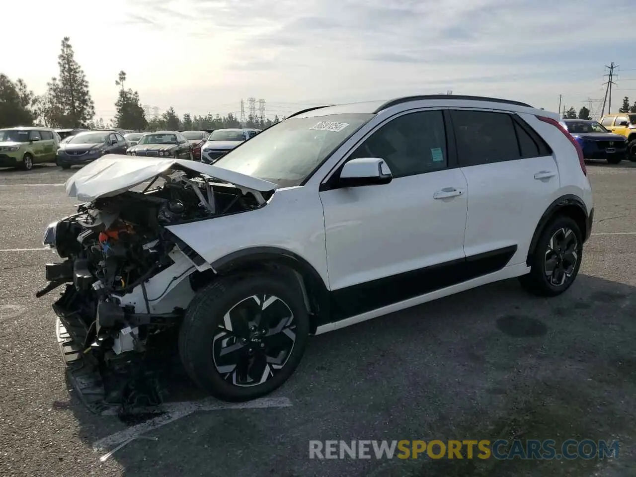 1 Photograph of a damaged car KNDCR3L14R5128475 KIA NIRO WIND 2024