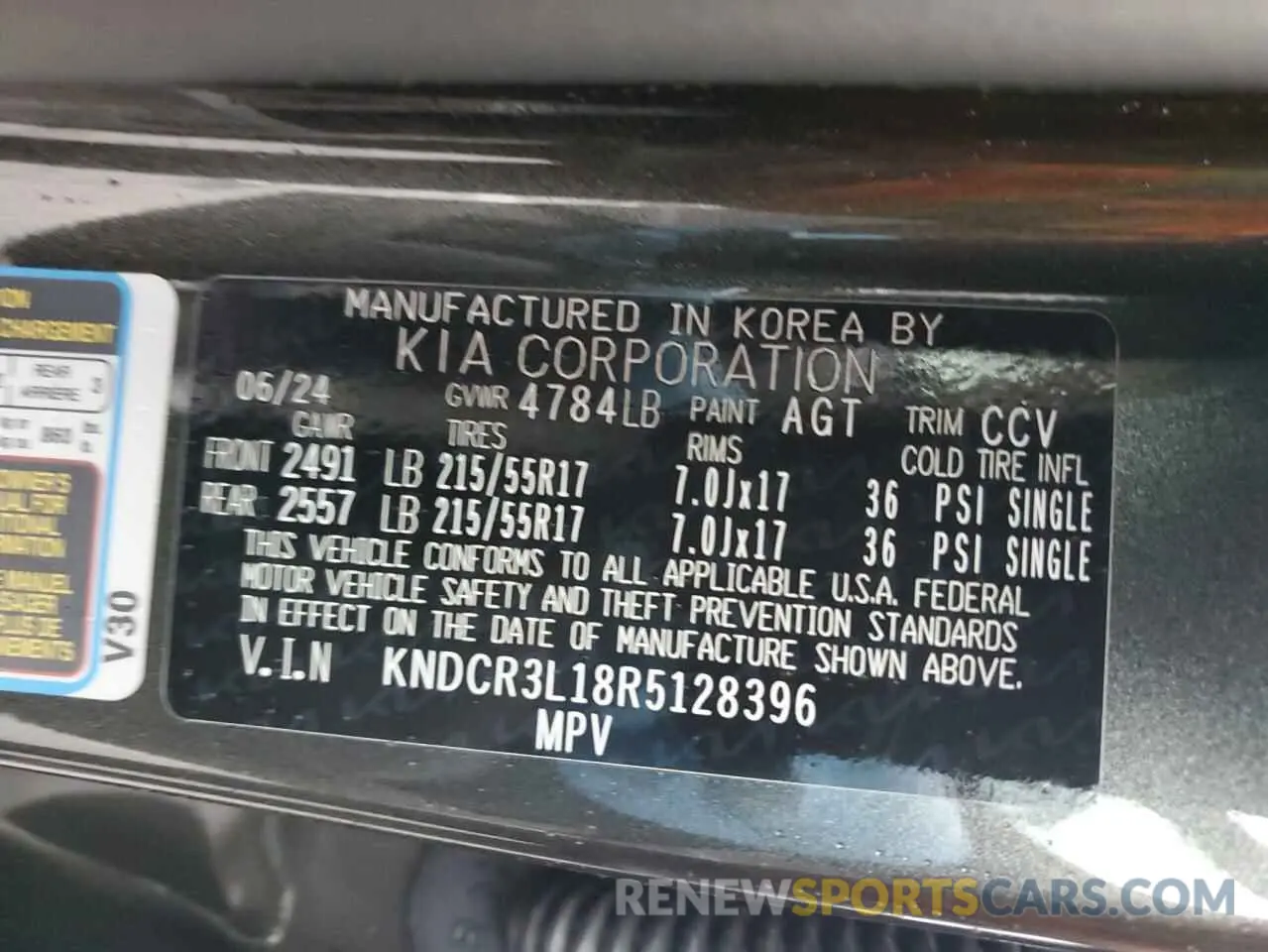 14 Фотография поврежденного автомобиля KNDCR3L18R5128396 KIA NIRO WIND 2024