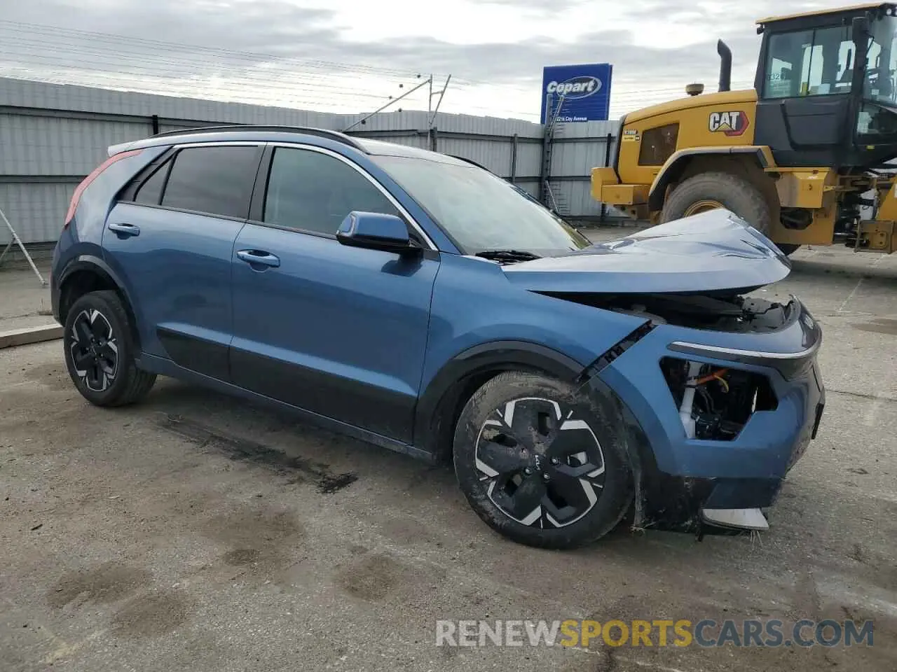 4 Фотография поврежденного автомобиля KNDCR3L19R5081041 KIA NIRO WIND 2024