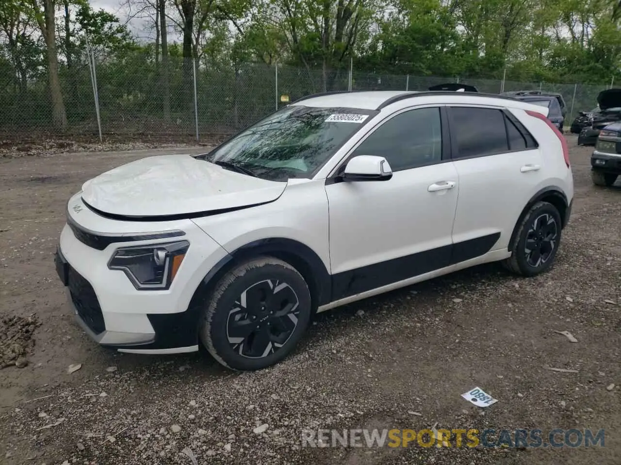 1 Photograph of a damaged car KNDCR3L19R5121733 KIA NIRO WIND 2024