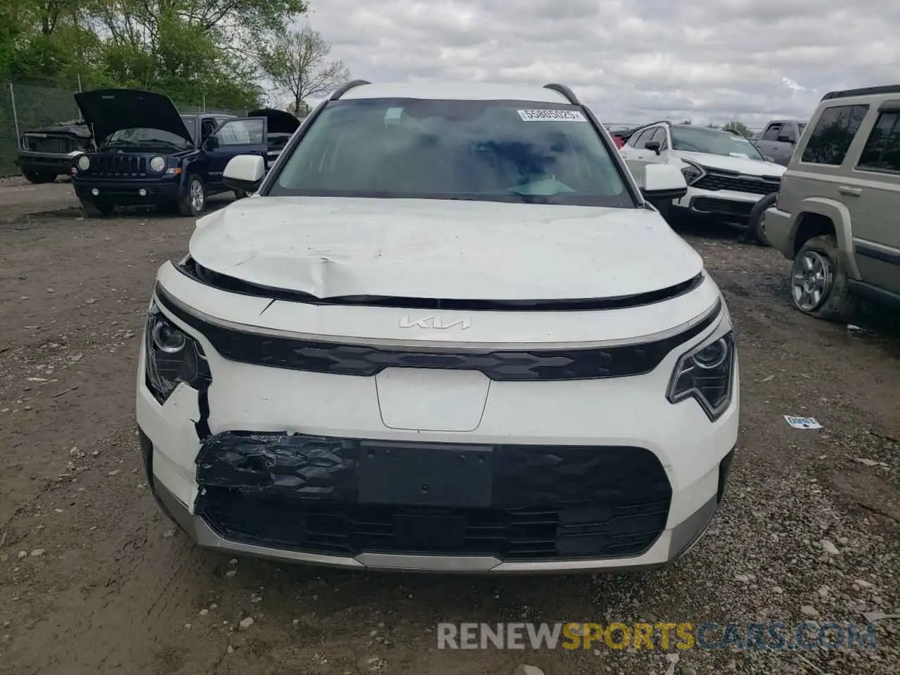 5 Photograph of a damaged car KNDCR3L19R5121733 KIA NIRO WIND 2024