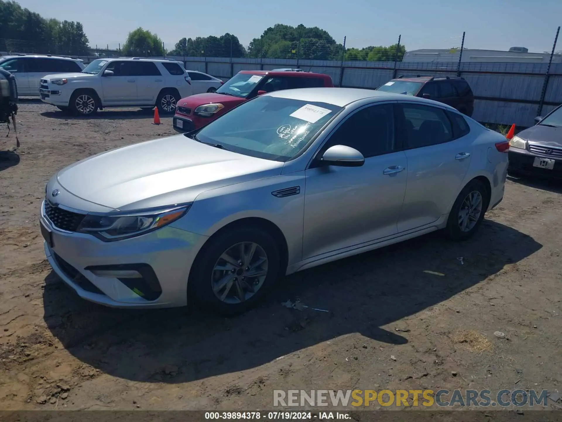 2 Photograph of a damaged car 5XXGT4L30KG293631 KIA OPTIMA 2019