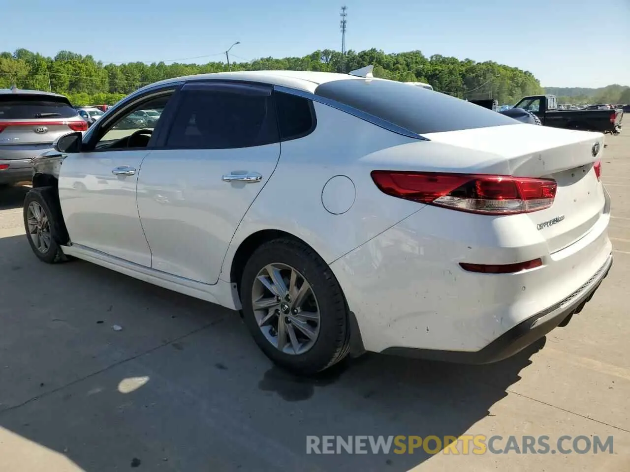 2 Photograph of a damaged car 5XXGT4L30KG312534 KIA OPTIMA 2019