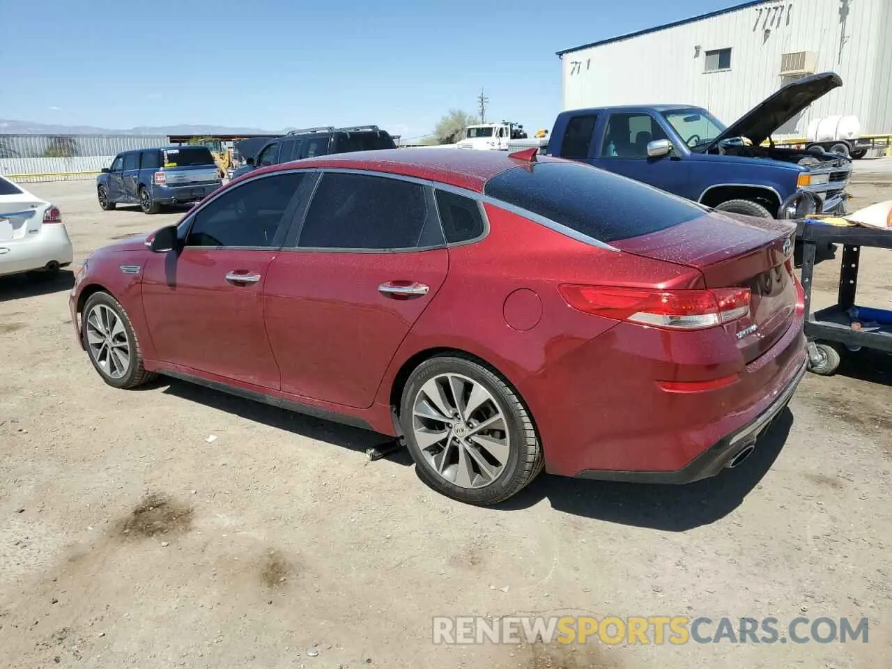 2 Photograph of a damaged car 5XXGT4L31KG292259 KIA OPTIMA 2019