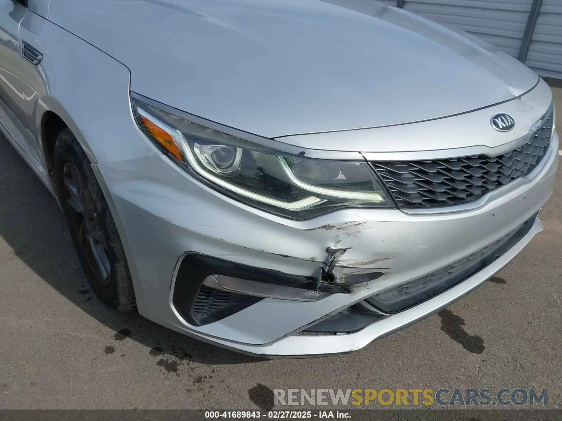 6 Photograph of a damaged car 5XXGT4L31KG297235 KIA OPTIMA 2019