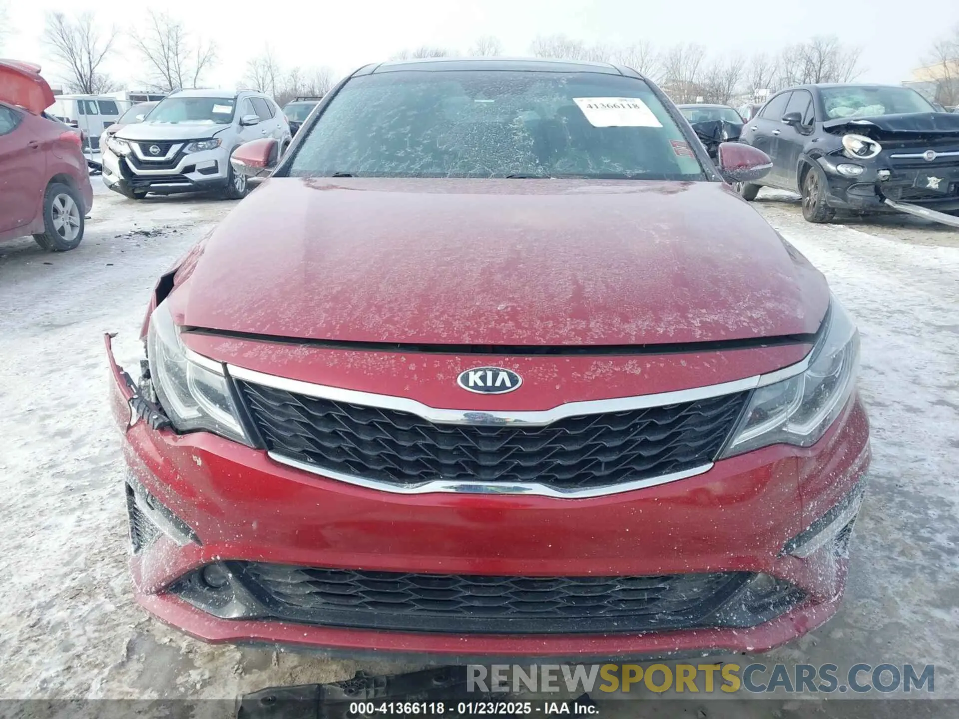 12 Photograph of a damaged car 5XXGT4L31KG349821 KIA OPTIMA 2019