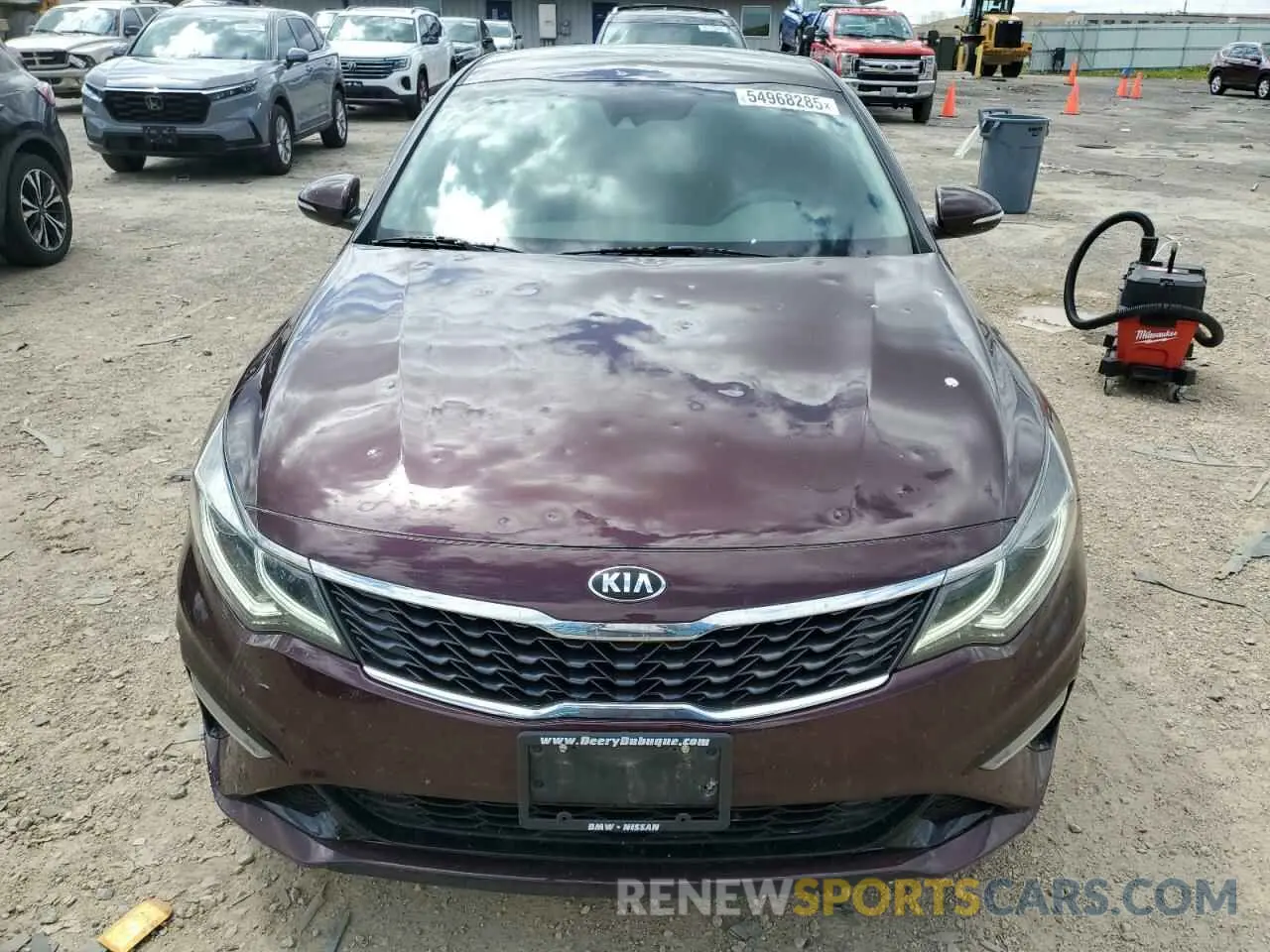 5 Photograph of a damaged car 5XXGT4L31KG350841 KIA OPTIMA 2019