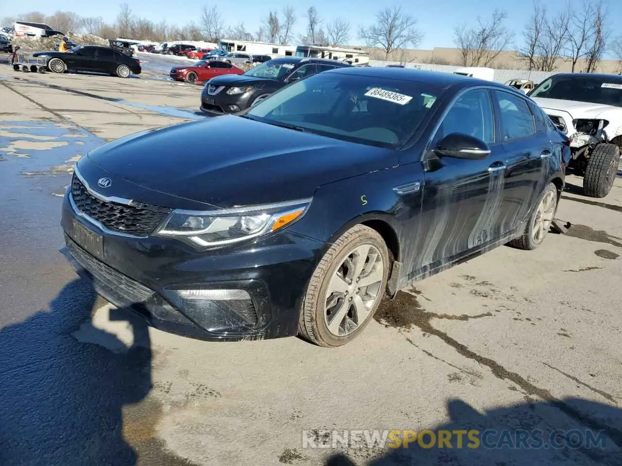 1 Photograph of a damaged car 5XXGT4L31KG370653 KIA OPTIMA 2019