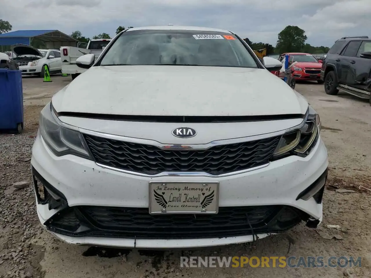 5 Photograph of a damaged car 5XXGT4L32KG282629 KIA OPTIMA 2019