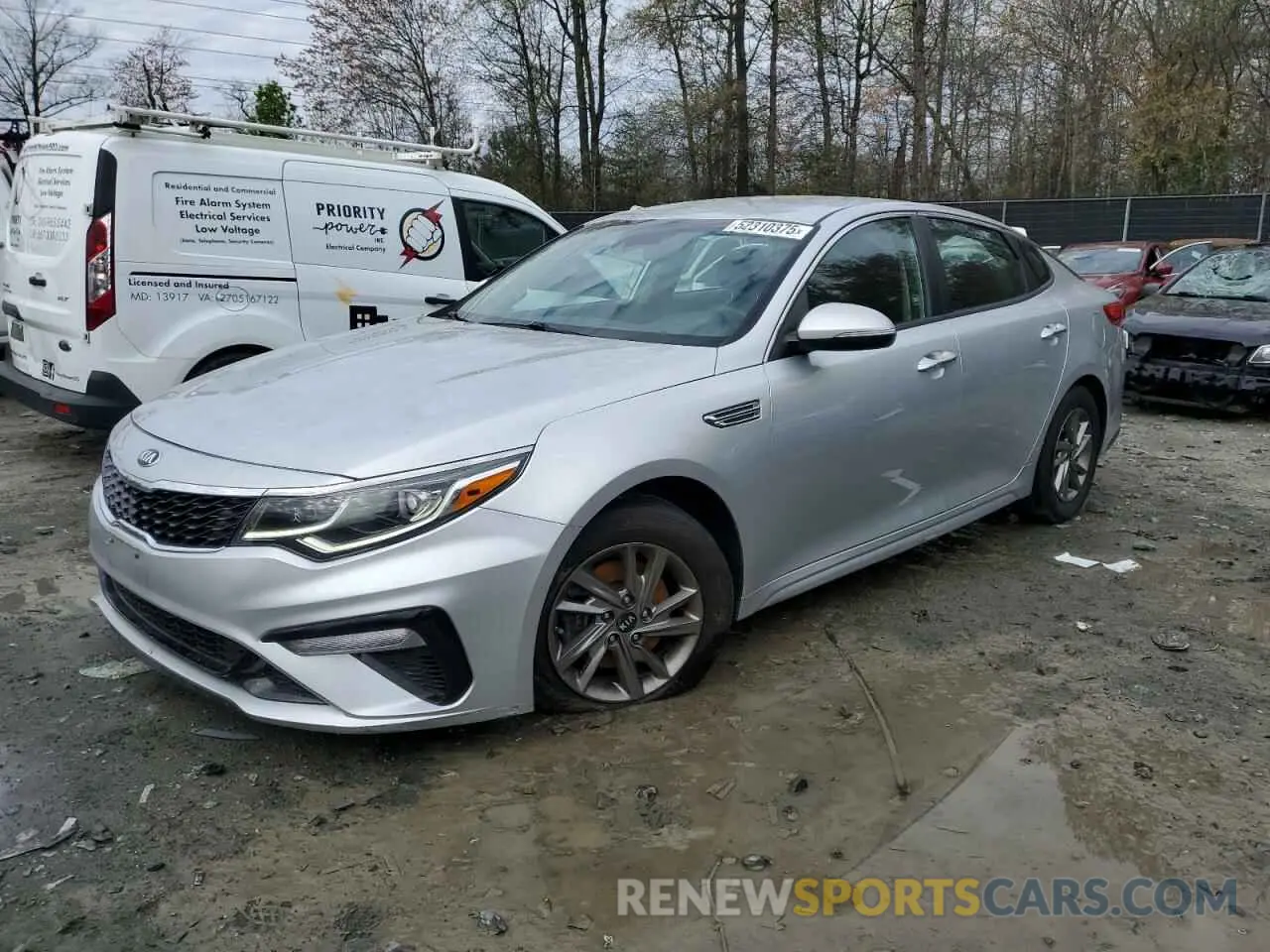 1 Photograph of a damaged car 5XXGT4L32KG332154 KIA OPTIMA 2019