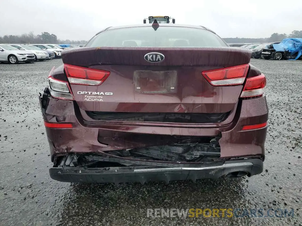 6 Photograph of a damaged car 5XXGT4L32KG346958 KIA OPTIMA 2019
