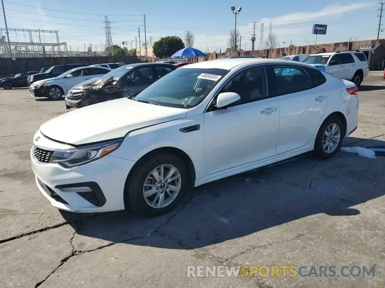 1 Photograph of a damaged car 5XXGT4L33KG276399 KIA OPTIMA 2019