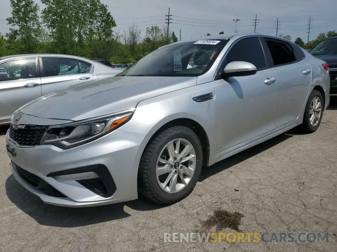 1 Photograph of a damaged car 5XXGT4L33KG279190 KIA OPTIMA 2019