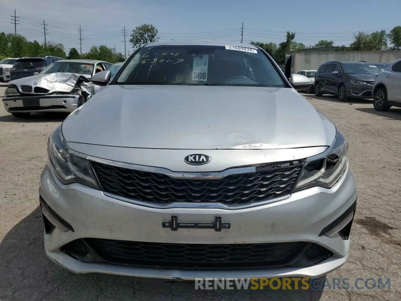 5 Photograph of a damaged car 5XXGT4L33KG279190 KIA OPTIMA 2019
