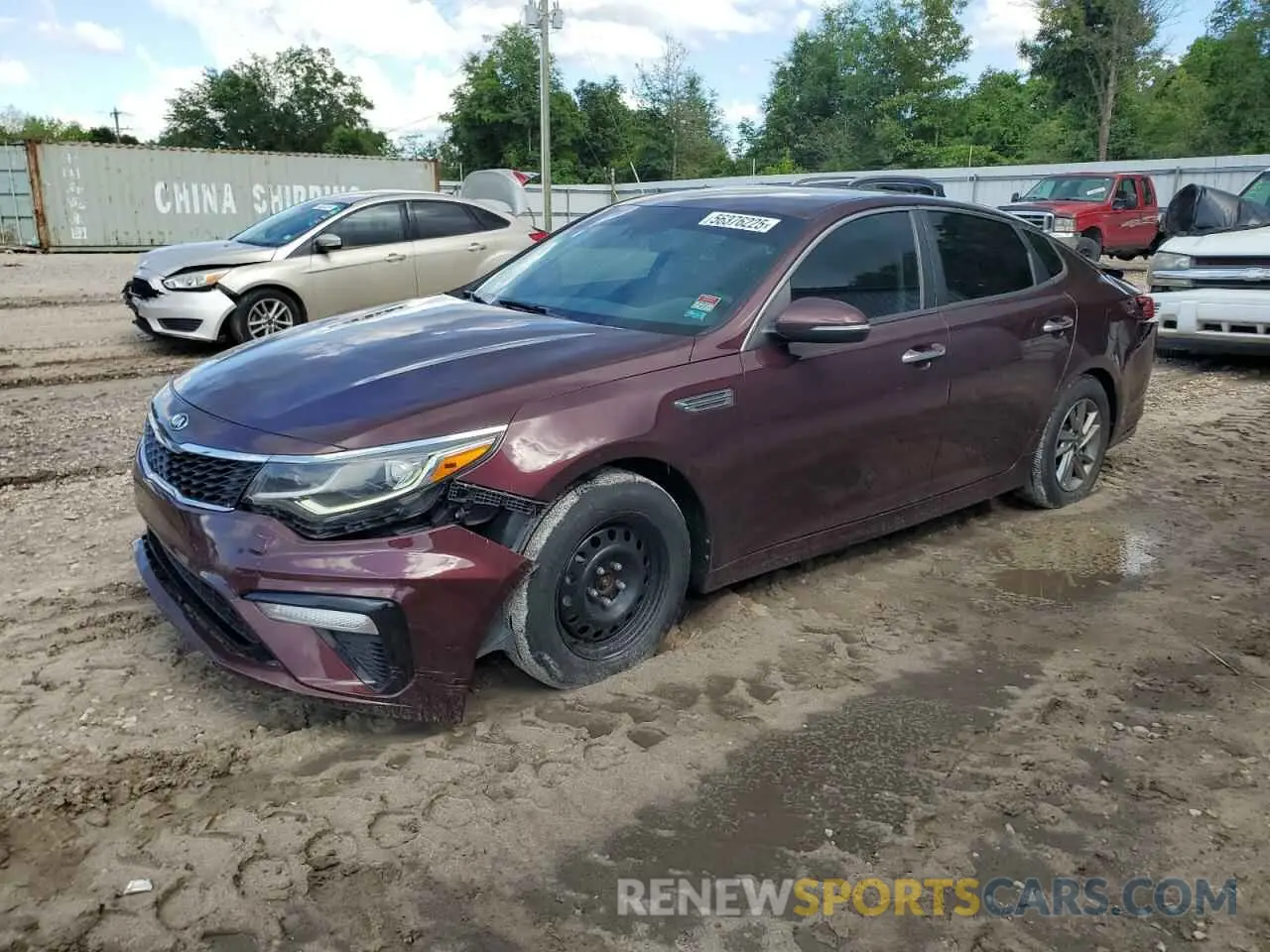 1 Photograph of a damaged car 5XXGT4L33KG294871 KIA OPTIMA 2019
