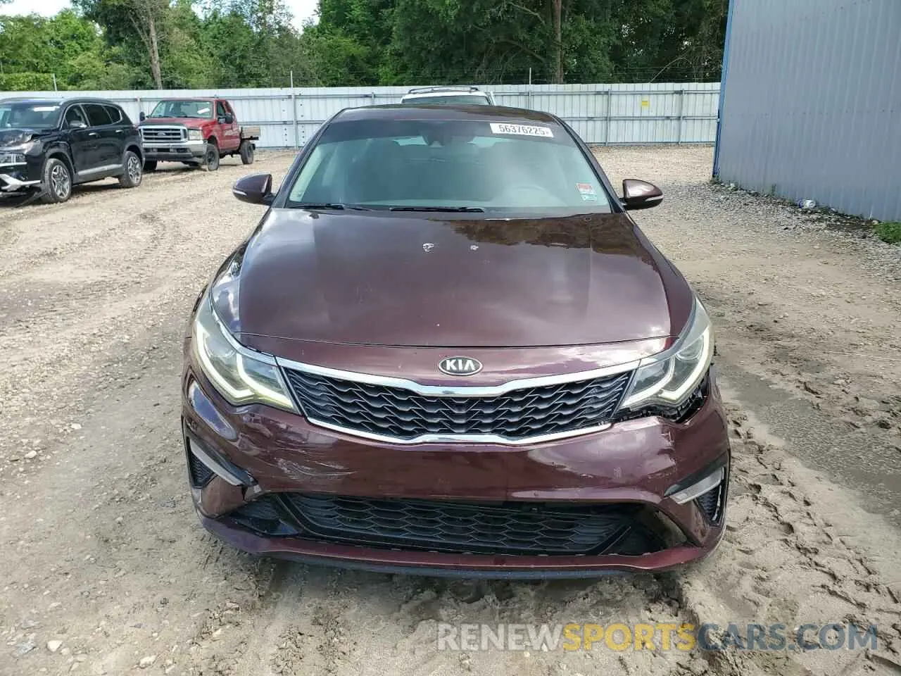 5 Photograph of a damaged car 5XXGT4L33KG294871 KIA OPTIMA 2019