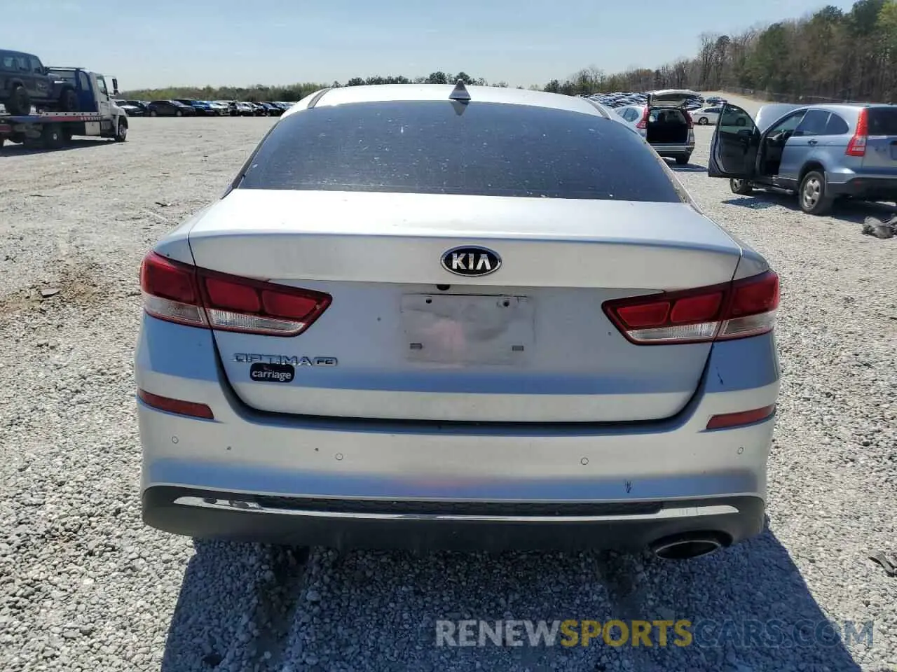 6 Photograph of a damaged car 5XXGT4L33KG342546 KIA OPTIMA 2019