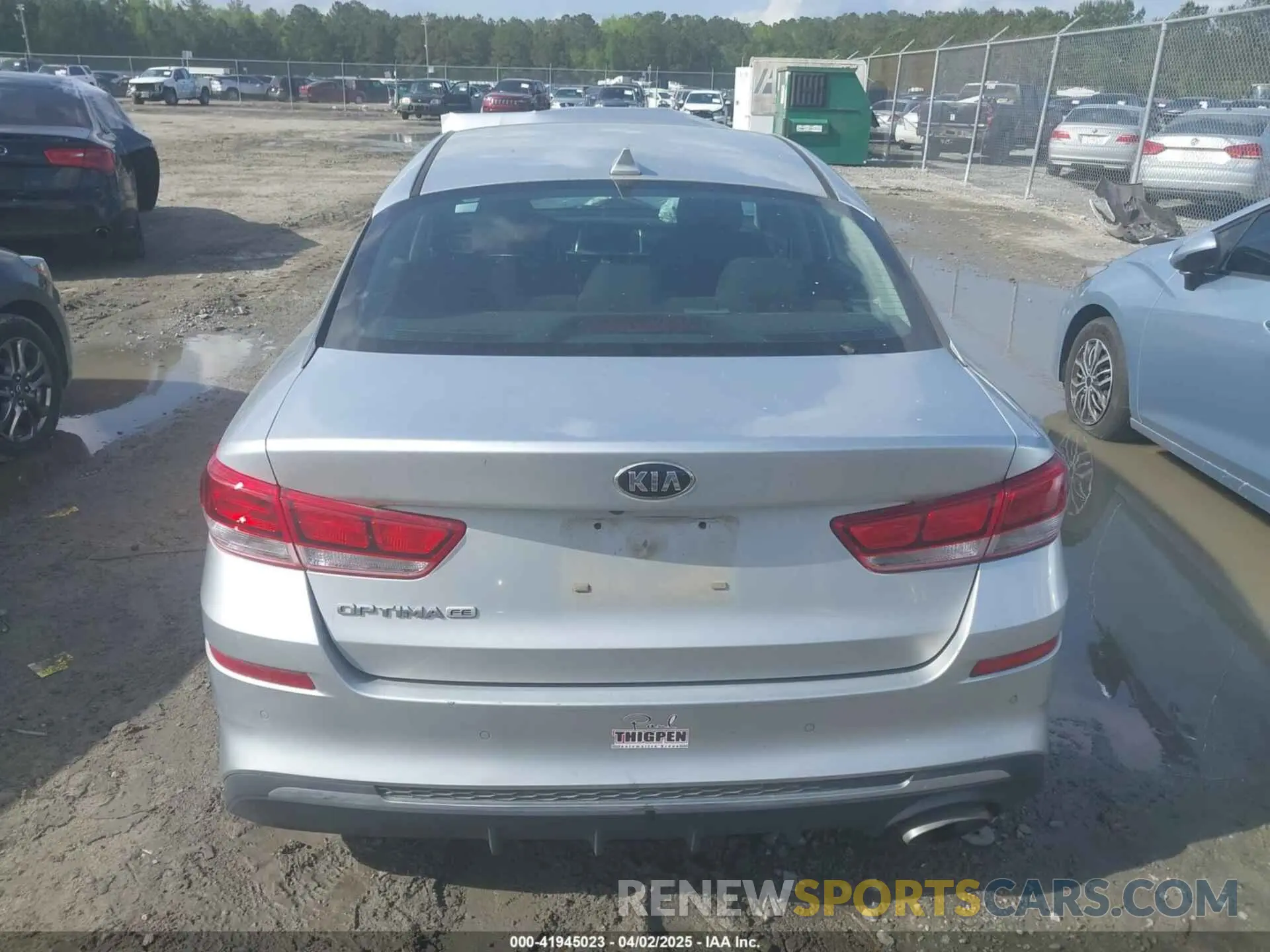 16 Фотография поврежденного автомобиля 5XXGT4L33KG348167 KIA OPTIMA 2019
