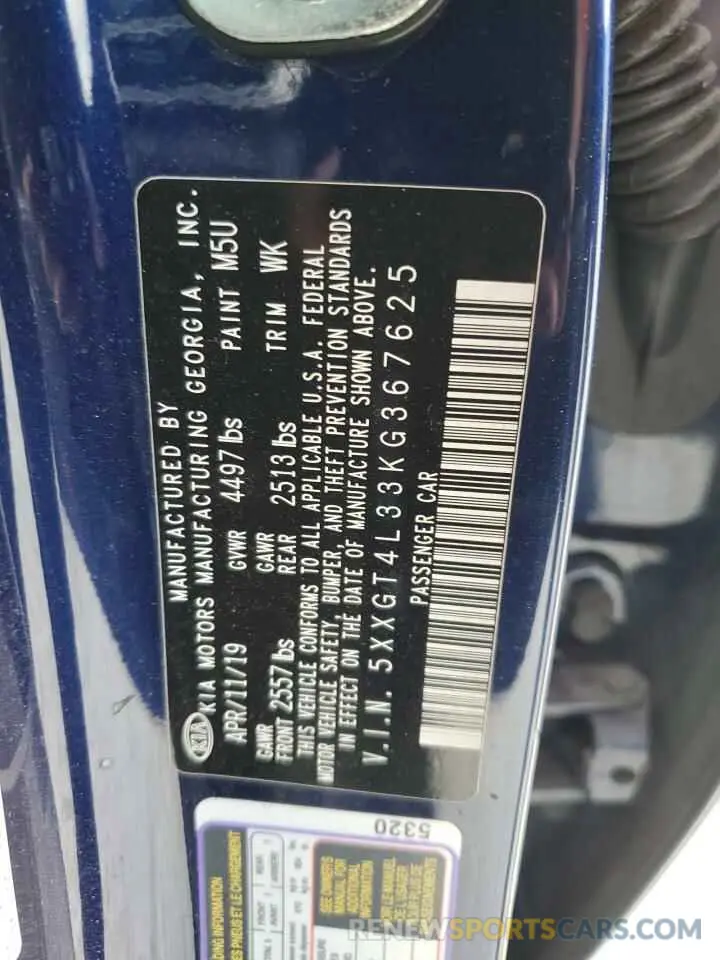 14 Фотография поврежденного автомобиля 5XXGT4L33KG367625 KIA OPTIMA 2019