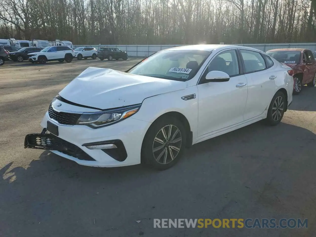 1 Photograph of a damaged car 5XXGT4L33KG370394 KIA OPTIMA 2019